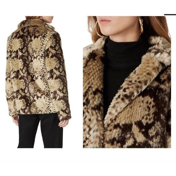 Unreal Fur Fame Faux Fur Jacket SZ S - Picture 3 of 14